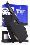 DALSTRONG Massive Meat Cleaver Knife - 9 inch - Obliterator - Shadow Black Series - Black Titanium Nitride Coated - High Carbon 7CR17MOV-X Steel - Heavy Duty - Razor Sharp - Sheath - NSF Certified