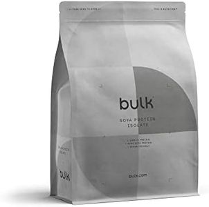 BULK POWDERS Soya Protein Isolate 90 Powder, Vegan Protein Shake, Unflavoured, 500 g