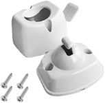 Door Retainer Catch Compatible with Coachman Elddis Caravan Motorhome White Plastic, Caravan Door Retainer Replacement Kit for Coachman 2006 Elddis Motorhome Accessory (1 Pair)