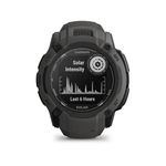Garmin Instinct 2X SOLAR GPS 50mm Smartwatch, Larger Rugged watch, Built-in Sports Apps & Health Monitoring, Solar Charging and Ultratough Design Features, up to 40 days Battery Life, Graphite