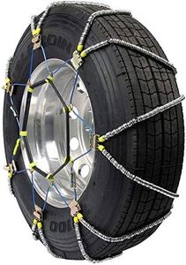 SCC ZT881 Super Z Heavy Duty Truck Single Tire Traction Chain - Set of 2