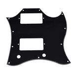 Dopro American Standard SG Guitar Full Face Pickguard for USA SG Special Guitar Black 3 Ply