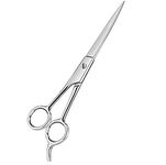 Unikkus Hair Cutting Scissor Smooth And Comfortable Stainless Steel For Men Women Professional Salon Barber Hairdressing Styling Tool (Set Of 1 ) Sharp Cut Support , Nice Handle Gubb Sharpness