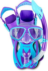 Cressi Rocks Kids Set, Purple/Blue, S/M