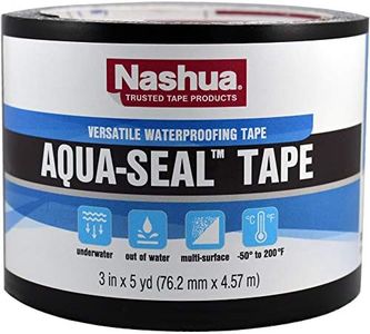 Nashua 3 in x 5 yd Aqua-Seal Tape in Black, Model Number: 1529844