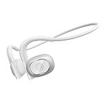 Bluetooth Headphones - BUGANI Open Ear Headphones Wireless, Lightweight Air Conduction Headphones, Bluetooth 5.3 Sport Headset, 8 Hours Clear Talk for Workout, Cycling, Running（White）