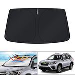 KUST Windshield Sun Shade for 2014-2018 Subaru Forester Sunshade Foldable Sun Visor Protector Blocks UV Rays Keep Your Car Cooler