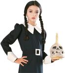 Rubie's Addams Family Wednesday Girls Wig One Size Black (50871)