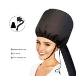 hadio Bonnet Hood Hair Dryer, Adjustable Hair Dryer Hood Bonnet for Hand Held Hair Dryer Cap Bonnet, Stretchable and Extended Hose Length Hair Drying Bonnet for Hair Care, Styling &Deep Condition