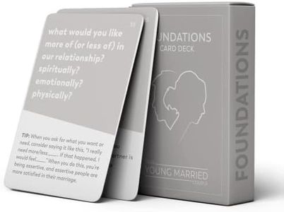 DEAR YOUNG MARRIED COUPLE Foundations Card Deck Conversation Starters - 52 Questions and Tips to Become Connected - Cards Game - Wedding Gift - Road Trip - Get to Know Each Other