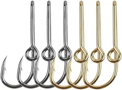 Fishing Hooks Hat Pins for Fishing Hat Hook Clip Gold Fish Hook Hat Clip Fish Hooks for Hat 12PCS Tie Clips Gold/Black