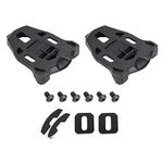 Road Bike Pedals Bike Cleats Compatible with Time I-Clic for X-Presso Men & Women Cycle Shoes - Bicycle Cleat Set for Indoor & Road Cycling Black 2 Pcs