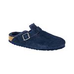 Birkenstock Boston Night Suede Shearling (Night Suede, Women's 5-5.5/Men's 3-3.5)