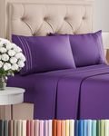 Queen Size 4 Piece Sheet Set - Comf