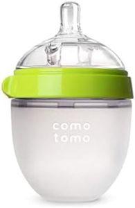 Comotomo Natural Feel Baby Bottle Single Pack Green 5 Ounces