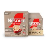 NESCAFE Simply Creamy Instant Coffee, Includes Creamer, Single Serve Sachets, 6 Boxes, 0.9 kg