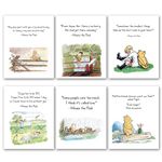 Winnie the Pooh Wall Decor Classic winnie the pooh Poster Prints for nursery decor baby shower Decoration Inspirational Room Decor for Kids Bedroom Playroom - 8'' X 10'' Set of 6 (Unframed 27)