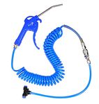 Cabin Cleaning Kit for Truck Air Blow Gun with 4m Elastic Hose, Cleaning Gun Compressed Air, Blown Dust Gun