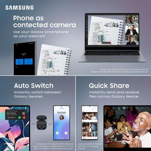 Samsung Galaxy Book4 15.6" Laptop – 8GB RAM, 512GB SSD