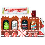 Thoughtfully Gourmet, Hot Cocoa Holiday Train Gift Set, Includes Double Chocolate, Gingerbread, Peppermint, and Salted Caramel Flavors in Festive Packaging, Pack of 4