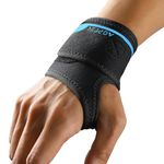 AGPTEK Breathable Wrist Support for Tendon Relief & Mild Carpal Tunnel, Ultralight Arthritis Wrist Brace with Soft Fabric, No Splint for Office Gym Tennis,One Size Fits Most (13-20cm), Right