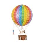 Authentic Models Light Hot Air Balloon in Rainbow by Authentic Models
