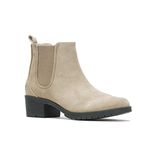 Hush Puppies Women's Hadley Chelsea Ankle Boot, Taupe Nubuck, 8 M US