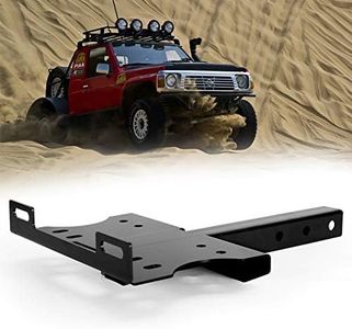 BUNKER INDUST Towing Winch Mounts 2" Receiver Hitch Winch Cradle Mounting Plate Universal Winch Mount Bracket for ATV UTV SUV Truck Pickup