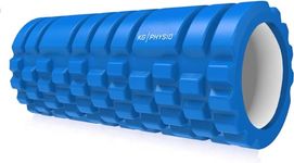 Foam Roller and Massage Roller by KG Physio - Massage Roller for Legs, Back and Arms - Ultra Lightweight Core Muscle Roller Essential to Release Deep Tension - 13"x5" Long Foam Roller