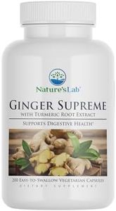 Nature's Lab Ginger Supreme - Ginger Extract, Turmeric Extract - 200 Ct