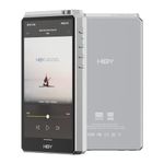 HiBy R6 III Digital Audio Player Portable Hi Res Audio Player MP3 MP4 Player With A&AB Dac Amp Android 12 Bluetooth 5.0 WIFI 2.4G+5G 4500mAh(Silver)