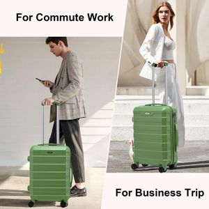 RMW Hard Shell Suitcase – Ice Blue Lightweight Luggage