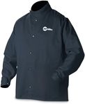 Welding Jacket, Navy, Cotton/Nylon,