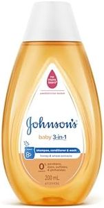 Johnson's 3-in-1 Hypoallergenic Gentle Tear-Free Conditioning Baby Shampoo & Cleansing Wash 200mL