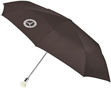 Mercedes-Benz Collezione Ombrello tascabile | 300 SL | Pomello del cambio | Marrone, marrone, 97 cm