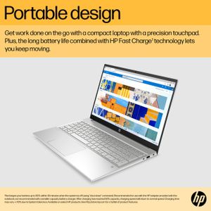 HP Pavilion 15.6" Laptop – Ryzen 7, 16GB RAM, 512GB SSD, FHD, Silver