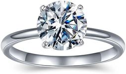 LIAN Moissanite Solitaire Engagemen