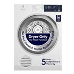 Electrolux 8.5Kg Fully Automatic Vented Clothes Dryer Machine, Reverse Tumbling, Smart Sensors, Colour Care, Drying Only - No Washing Function, White, UltimateCare 300, EDV854J3WB