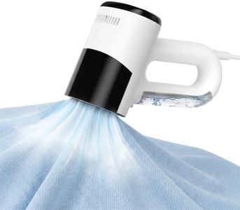 Vacuum Steamer for Clothes, 3 in 1 Garment Steamer & Iron, Travel, 5500Pa | Portable Handheld, 30s Heat-Up, Wrinkle Remover, Steaming, Ironing & Dust Cleaning, Lightweight, 110V for Dorm, Home, Office