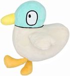 SYUSAMA Cute Sarah and Duck Stuffed Animals Plush Pillow Toy, 7'' Soft Green and White Duck Plush Pillow Animals Dolls for Mother's Day Birthday Kids Gifts Home Decor, LQM2303093