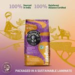 Lavazza Tierra India | Blend of Arabica Robusta Whole Roasted Coffee Bean| Traditional Drum Roasting | 1Kg Pack