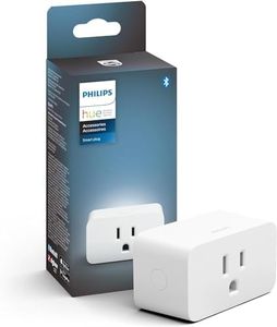 Philips Hue Smart Plug, White - 1 Pack - Turns Any Light Into a Smart Light - Control with Hue App - Compatible with Alexa, Google Assistant, and Apple HomeKit