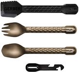 Gerber Gear 31-003465N ComplEAT Camping Utensils Cooking Tool Set, Burnt Bronze