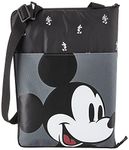 PICNIC TIME 821-00-206-011-11 Vista Outdoor Picnic Tote Beach, Camping Blanket, One Size, Disney Mickey Mouse - Mickey Mouse Pattern with Black Exterior