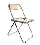 Inspirer Studio Contemporary Bauhaus Style Transparent Folding Chair (Amber)