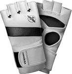 Hayabusa T3 4oz Pro Style MMA Gloves for Men and Women - White/Grey, Medium