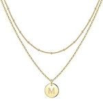 IEFWELL Dainty Gold Necklaces for W