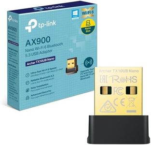 TP-Link Archer TX10UB Nano AX900 Nano Wi-Fi 6 Bluetooth 5.3 USB Adapter, Lower Latency, Higher Efficiency, and Less Congestion, Advanced Security with WPA3