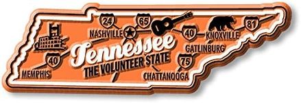 Tennessee Premium State Magnet by C