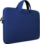 Laptop Bag 15.6 Inch,Durable Slim Briefcase Handle Bag & with Two Extra Pockets,Notebook Computer Protective Case for Computer Notebook Ultrabook,Collapsible Carrying Handles,Dark blue